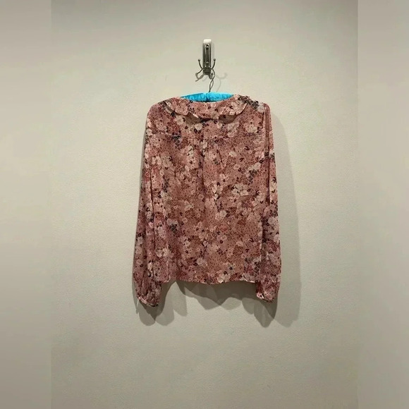 NWOT PAIGE Ilara Floral Ruffle Blouse / Size Medium / - Picture 7 of 10